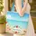Tropical Beach Sandcastle Umbrella Ball Sunglasses - Everyday Carry Gift Quilted Tote Bag - 4
