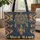 Western Name Dreamcatcher Medallion Tribal Patchwork Everyday Carry Gift Quilted Tote Bag - 1