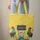 Colorful Chickens Roosters Scattered Leaf Chalkboard Name - Everyday Carry Gift Quilted Tote Bag - 6