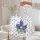 Bluebonnet Garden Flowers Green Leaves Floral Wreath - Everyday Carry Travel Gift Quilted Tote Bag - 5