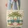Tropical Sunset Palm Trees Ocean Hibiscus Name Wreath - Everyday Carry Gift Quilted Tote Bag - 6