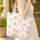 Baby Deer Bunny Wild Rose Berries - Everyday Carry Gift for Child Quilted Tote Bag - 4