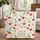 Poppies Lily of the Valley Fern Fronds Floral Everyday Carry Personalized Gift Quilted Tote Bag - 1