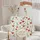 Poppies Lily of the Valley Fern Fronds Floral Everyday Carry Personalized Gift Quilted Tote Bag - 5