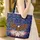 Bald Eagle American Flag Stars Fireworks Vintage Camper Independence Day Gift Quilted Tote Bag - 4