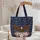 Bald Eagle American Flag Stars Fireworks Vintage Camper Independence Day Gift Quilted Tote Bag - 5