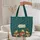 Red-Eyed Frogs Fly Agaric Mushrooms Butterfly Leaf Garland Wildlife Lover Gift Quilted Tote Bag - 5