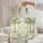 Sheep Spa Bath Floral Wreath Name Everyday Carry Gift for Kids Quilted Tote Bag - 5
