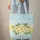 Tropical Plumeria Palm Leaf Personalized Name - Travel Essentials for Her Quilted Tote Bag - 6