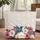Hummingbird Tropical Hibiscus Floral - Wildlife Lover Travel Essential Quilted Tote Bag - 1