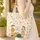 Autumn Leaves Three Pumpkins Leafy Name Hoop Frame Fall Season Everyday Carry Gift Quilted Tote Bag - 4