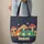 Frogs Toadstools Butterflies Personalized - Everyday Carry Gift for Wildlife Lover Quilted Tote Bag - 6