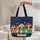 Frogs Toadstools Butterflies Personalized - Everyday Carry Gift for Wildlife Lover Quilted Tote Bag - 5