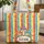 Vertical Rainbow Stripes Fantasy Mushrooms Floral Wreath - Everyday Carry Gift for Kids Quilted Tote Bag - 1