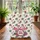 Flamingos Sunglasses Hibiscus Palm Frond Tropical Foliage - Travel Essentials Gift Quilted Tote Bag - 3