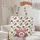 Flamingos Sunglasses Hibiscus Palm Frond Tropical Foliage - Travel Essentials Gift Quilted Tote Bag - 5