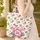 Flamingos Sunglasses Hibiscus Palm Frond Tropical Foliage - Travel Essentials Gift Quilted Tote Bag - 4