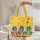 Cartoon Horses Sunglasses Hay Bales Pennant Flag Everyday Carry for Horse Lover Quilted Tote Bag - 5