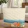Personalized Rustic Wooden Sign Beach Waves Shell Starfish Coral - Travel Essentials Quilted Tote Bag - 1