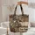 Western Horse Head Bridle Personal Name Sign - Everyday Carry Gift for Western Fan Quilted Tote Bag - 5