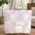 Cherry Blossom Branches Flowers Petals Floral Wreath Everyday Carry Gift Quilted Tote Bag - 1