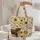 Highland Cow Wildflower Meadow Sign - Everyday Carry Gift for Cow Lover Quilted Tote Bag - 5