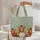 Highland Cow Wildflower Crown Meadow - Everyday Carry Gift for Cow Lover Quilted Tote Bag - 5
