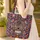 Calavera Folk Art Floral Leaf Day of the Dead Everyday Travel Gift Quilted Tote Bag - 4