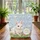 Adorable Fluffy Baby Rabbit Spring Meadow Personalized Name - Everyday Carry Gift for Kids Quilted Tote Bag - 3