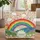 Personalized Rainbow Mountains Wildflower Daisy - Everyday Carry Gift Quilted Tote Bag - 1
