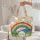Personalized Rainbow Mountains Wildflower Daisy - Everyday Carry Gift Quilted Tote Bag - 5