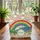 Personalized Rainbow Mountains Wildflower Daisy - Everyday Carry Gift Quilted Tote Bag - 3