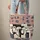 Three Faces Cloud Speech Bubble Gingham Check Weave Everyday Carry Essentials Gift Quilted Tote Bag - 6