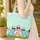 Personalized Poodle Dogs Sunglasses Crowns Heart Swirls - Everyday Carry Gift Quilted Tote Bag - 4