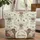 Vintage Books Wildflowers Botanical Floral Wreath Everyday Carry Quilted Tote Bag - 1