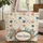 Personalized Oval Medallion Seashell Starfish Beach - Everyday Carry Gift Quilted Tote Bag - 1