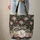 Raccoons Among Pink Roses Green Foliage Floral Wreath Wildlife Lover Gift Quilted Tote Bag - 6