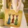 African Folk Women Oranges Pomegranates Limes Market Day Carry Quilted Tote Bag - 4