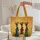 African Folk Women Oranges Pomegranates Limes Market Day Carry Quilted Tote Bag - 5