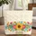 Scattered Leaves Sunflowers Floral Garland - Everyday Carry Flower Lover Gift Quilted Tote Bag - 1