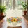 Scattered Leaves Sunflowers Floral Garland - Everyday Carry Flower Lover Gift Quilted Tote Bag - 3