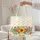 Scattered Leaves Sunflowers Floral Garland - Everyday Carry Flower Lover Gift Quilted Tote Bag - 5