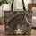 Noble Horse Head Bridle Star Cartouche - Everyday Carry Gift for Horse Lovers and Riders Quilted Tote Bag - 1