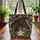 Noble Horse Head Bridle Star Cartouche - Everyday Carry Gift for Horse Lovers and Riders Quilted Tote Bag - 3