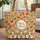 Three Corgi Dogs Butterfly Floral Wreath Personalized - Everyday Carry Gift for Corgi Lovers Quilted Tote Bag - 1
