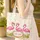Flamingos Tropical Hibiscus Floral Wreath - Everyday Carry Gift for Bird Lovers Quilted Tote Bag - 4