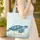 Sea Turtle Shell Star Ocean Waves - Everyday Carry Gift for Ocean Lovers Quilted Tote Bag - 4