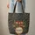 Camper Van Autumn Leaves Snowflakes Personalized Name - Winter Travel Gift Quilted Tote Bag - 6