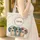 Dachshund Dogs Floral Wreath - Everyday Carry Gift for Dog Lover Quilted Tote Bag - 4