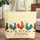 Folk Art Roosters Playing Instruments Everyday Carry Gift Quilted Tote Bag - 1